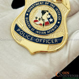 BIA DOI Bureau of Indian Affairs Police Officer Badge Museum Quality