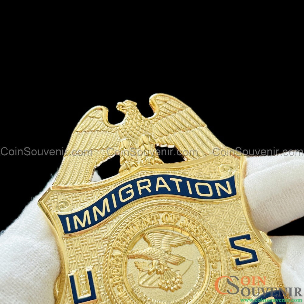 US DOJ INS Immigration Inspector Badge Museum Quality