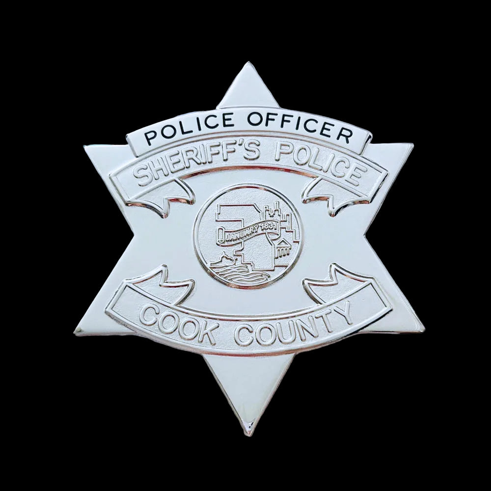 CPD Chicago Sergeant Police Badge Exact Replica Customizable