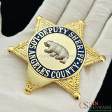 LASD Los Angeles County Deputy Sheriff Star Badge Premium Enamel Exact Replica