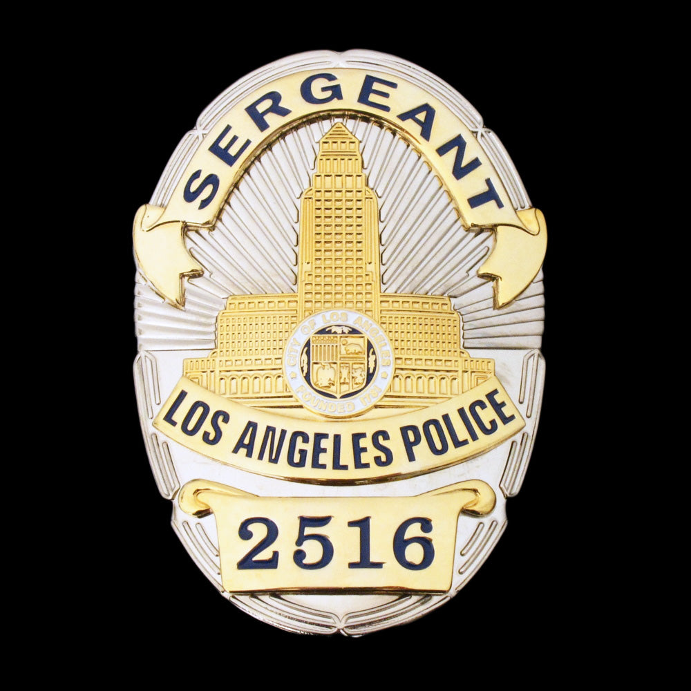 LAPD Sergeant #2516 Los Angeles Police Badge