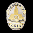 LAPD Sergeant #2516 Los Angeles Police Badge