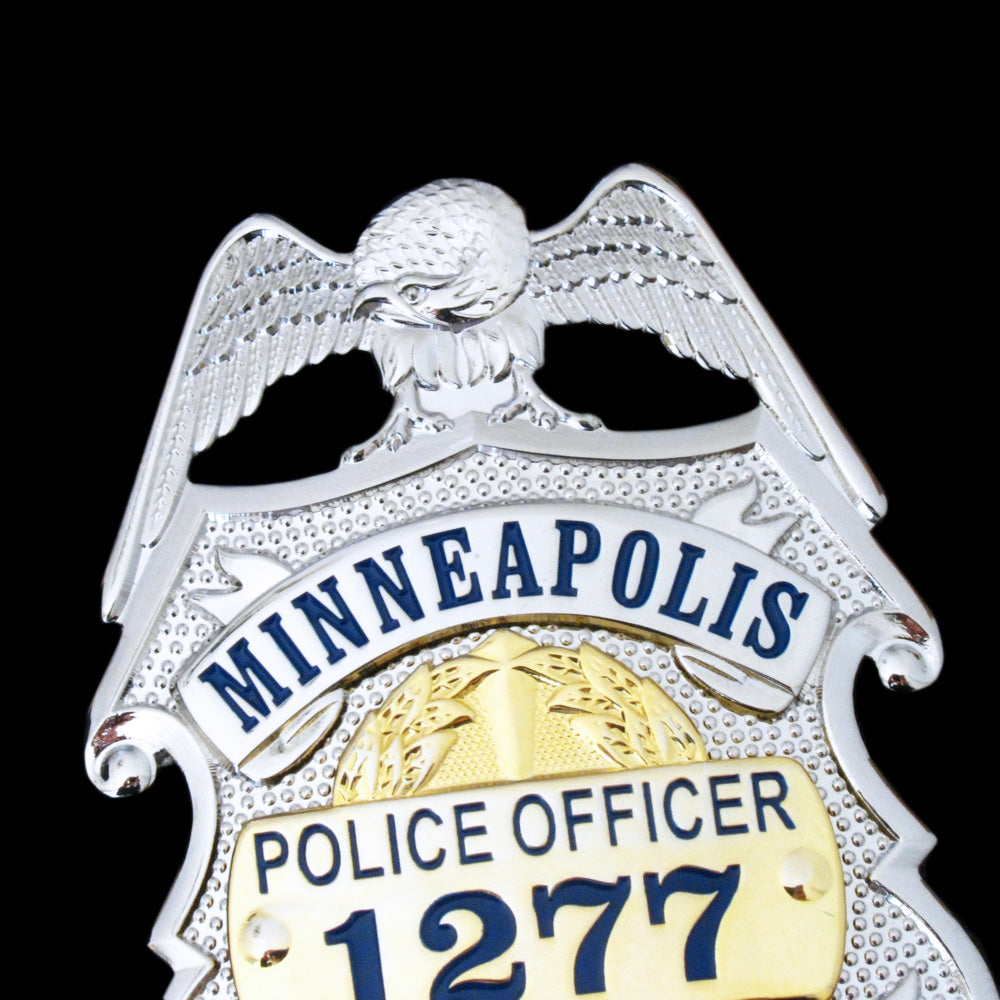 US MPD Minneapolis Police Officer Badge #1277