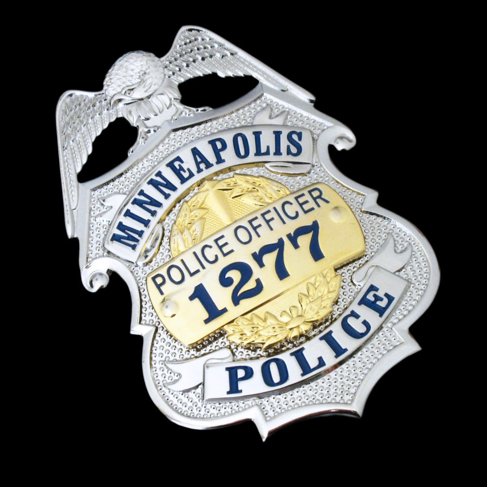 US MPD Minneapolis Police Officer Badge #1277