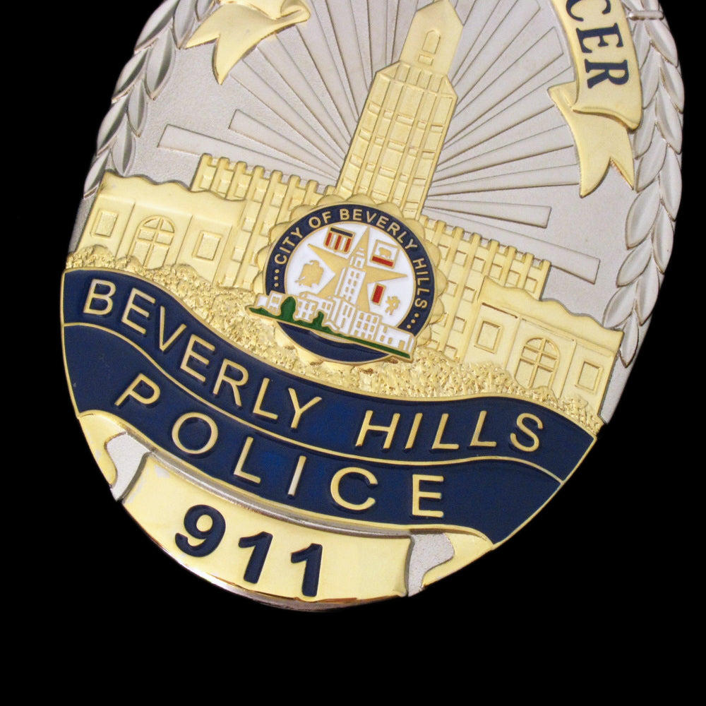 BHPD Beverly Hills Police Officer Badge #911