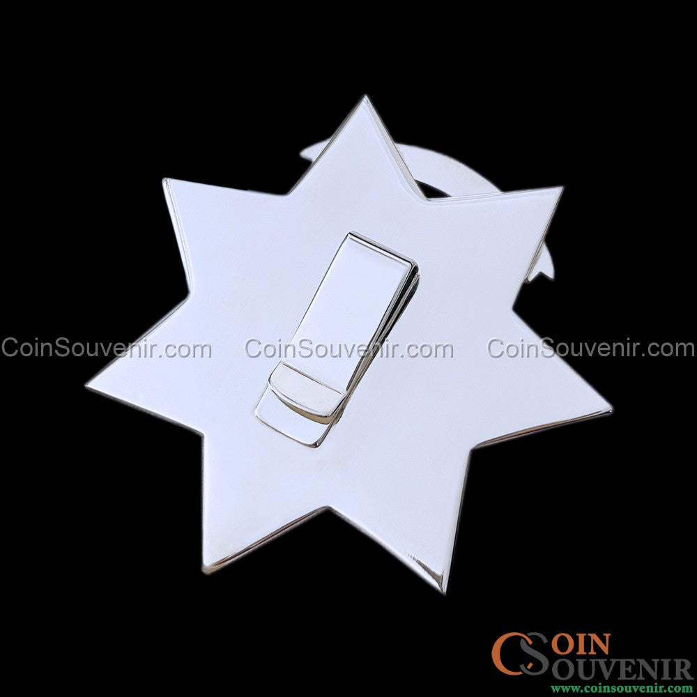 OPD Oakland Police Officer Star Honorably Retired Wallet Badge