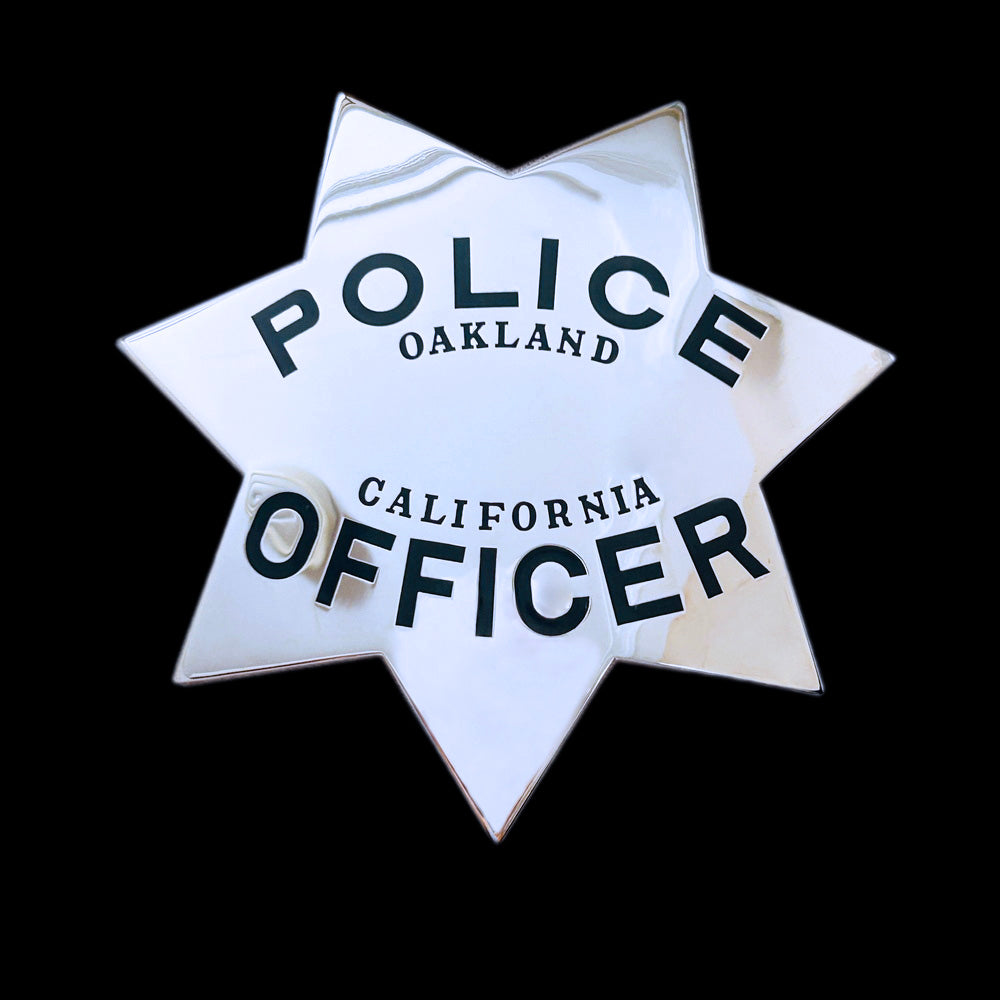 OPD Oakland Police Officer Star Badge Customizable Number