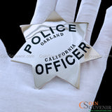 OPD Oakland Police Officer Star Badge Customizable Number
