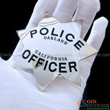 OPD Oakland Police Officer Star Badge Customizable Number