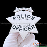 OPD Oakland Police Officer Star Honorably Retired Wallet Badge