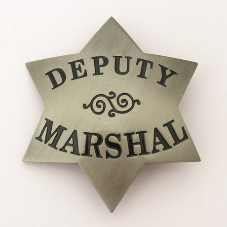 USMS Deputy U.S. Marshal Retro Star Shape Badge
