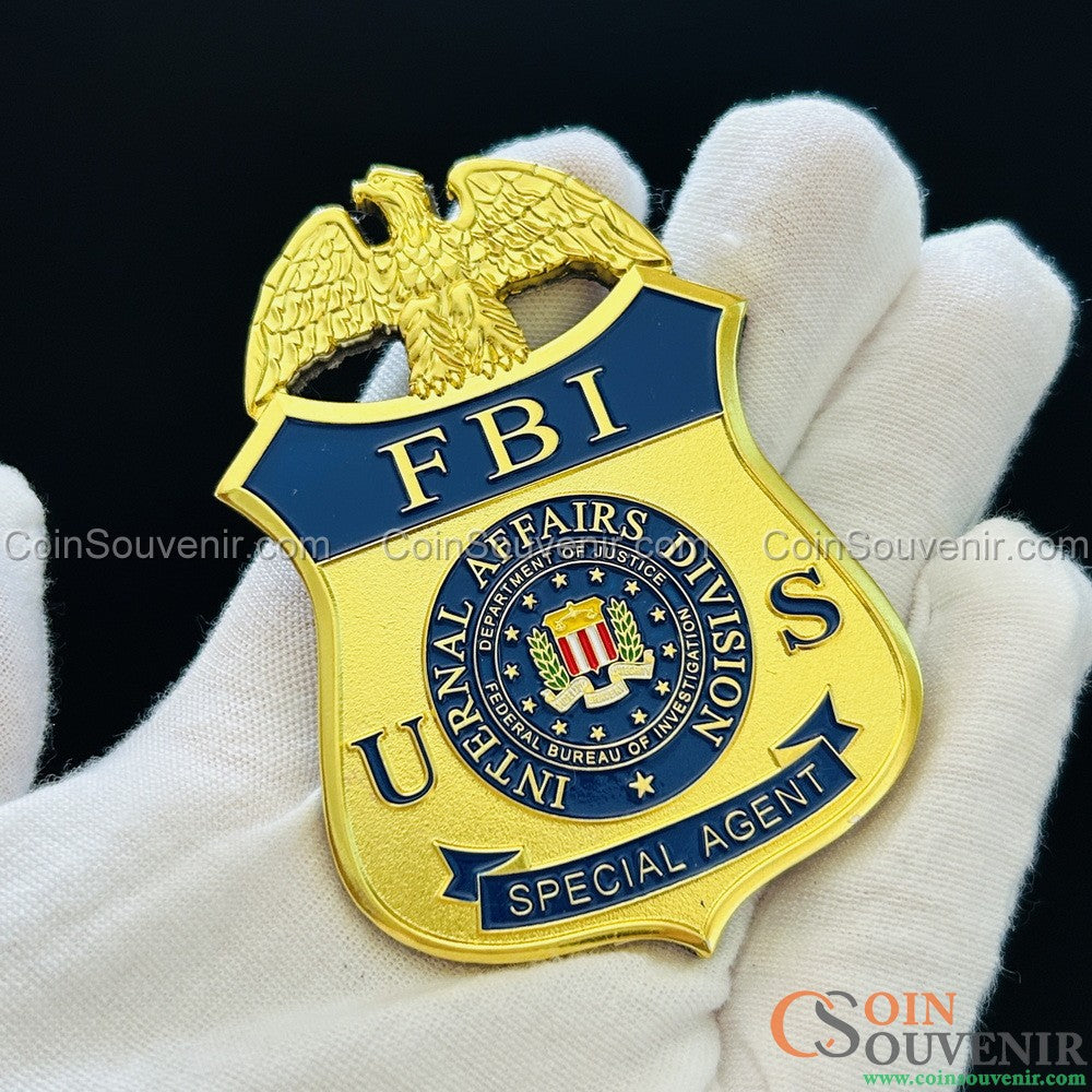 FBI SPECIAL AGENT バッジ US FBI Special Agent Flat Badge Police Magnet – Coin Souvenir