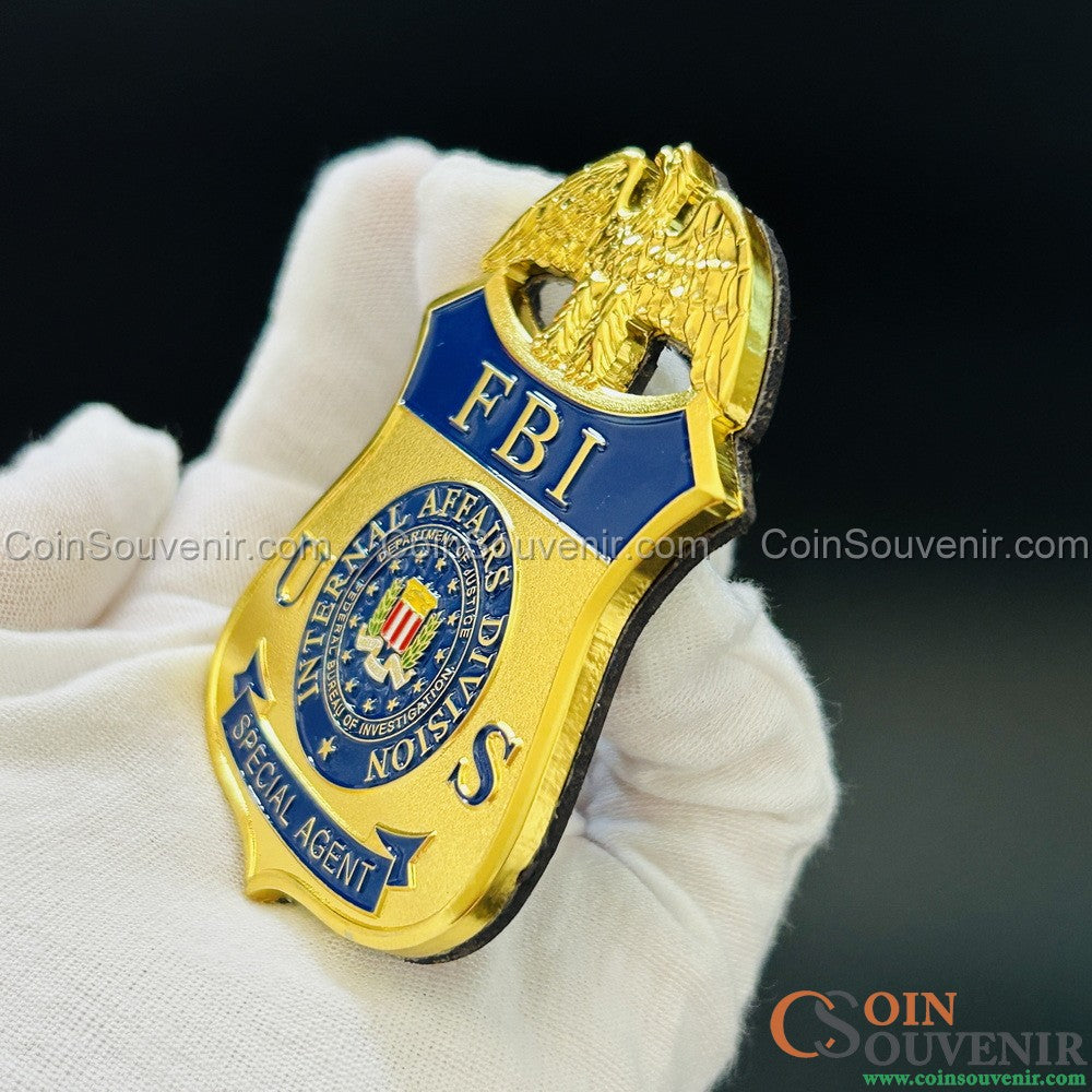 FBI SPECIAL AGENT バッジ US FBI Special Agent Flat Badge Police Magnet – Coin Souvenir