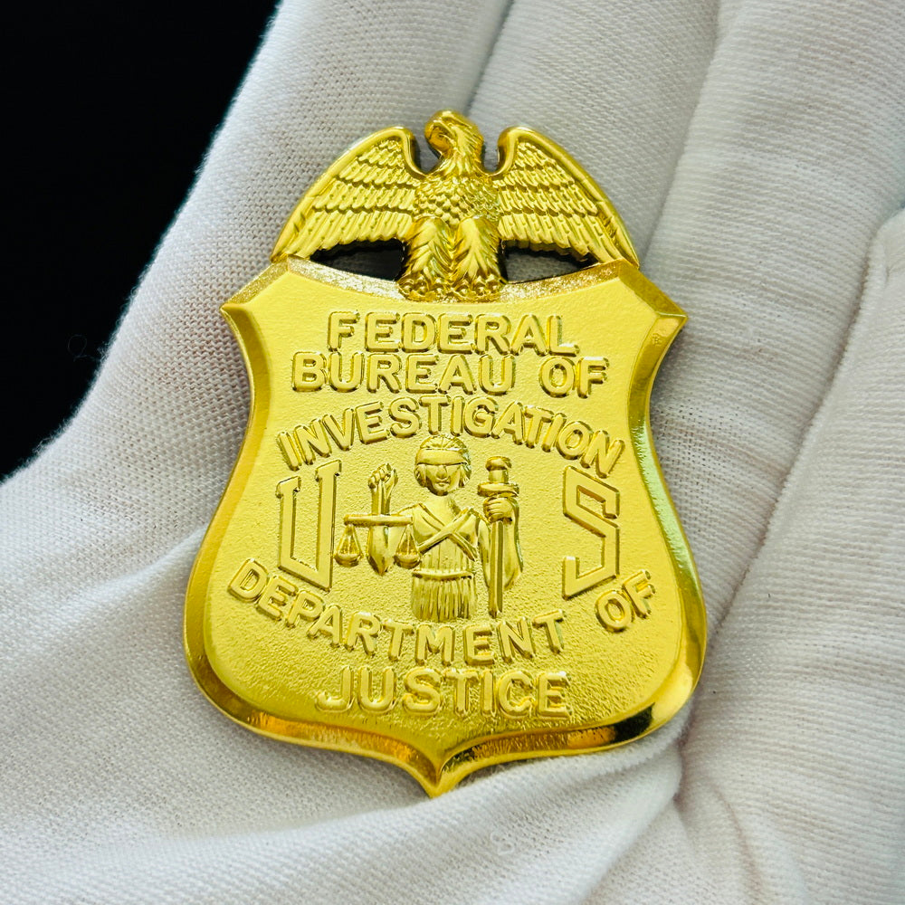 US FBI DOJ Special Agent Flat Badge Police Magnet 2.2