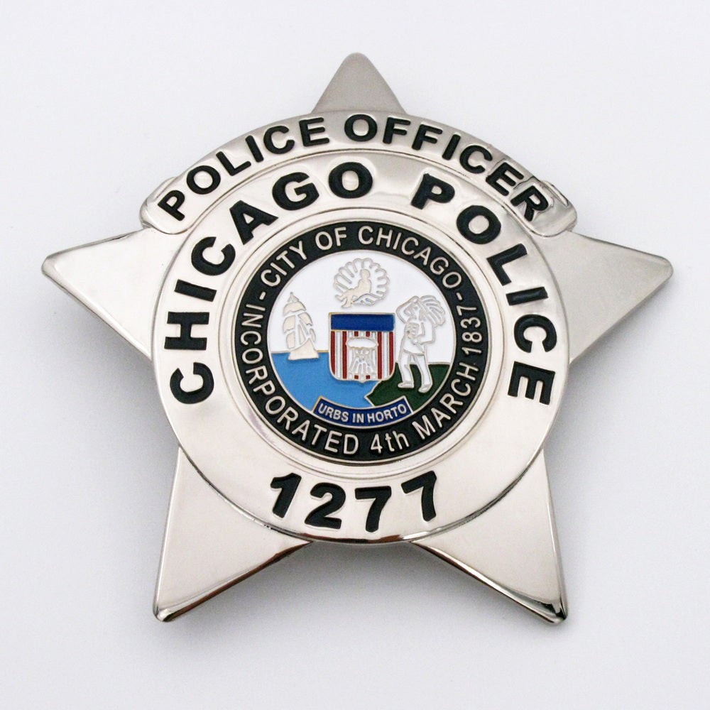 CPD Chicago Police Officer Badge #1277 Exact Replica – Coin Souvenir