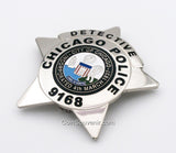 CPD Chicago Detective Police Badge #9168 Exact Replica