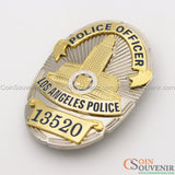 LAPD Police Officer #13520 Los Angeles Police Badge