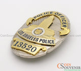 LAPD Police Officer #13520 Los Angeles Police Badge