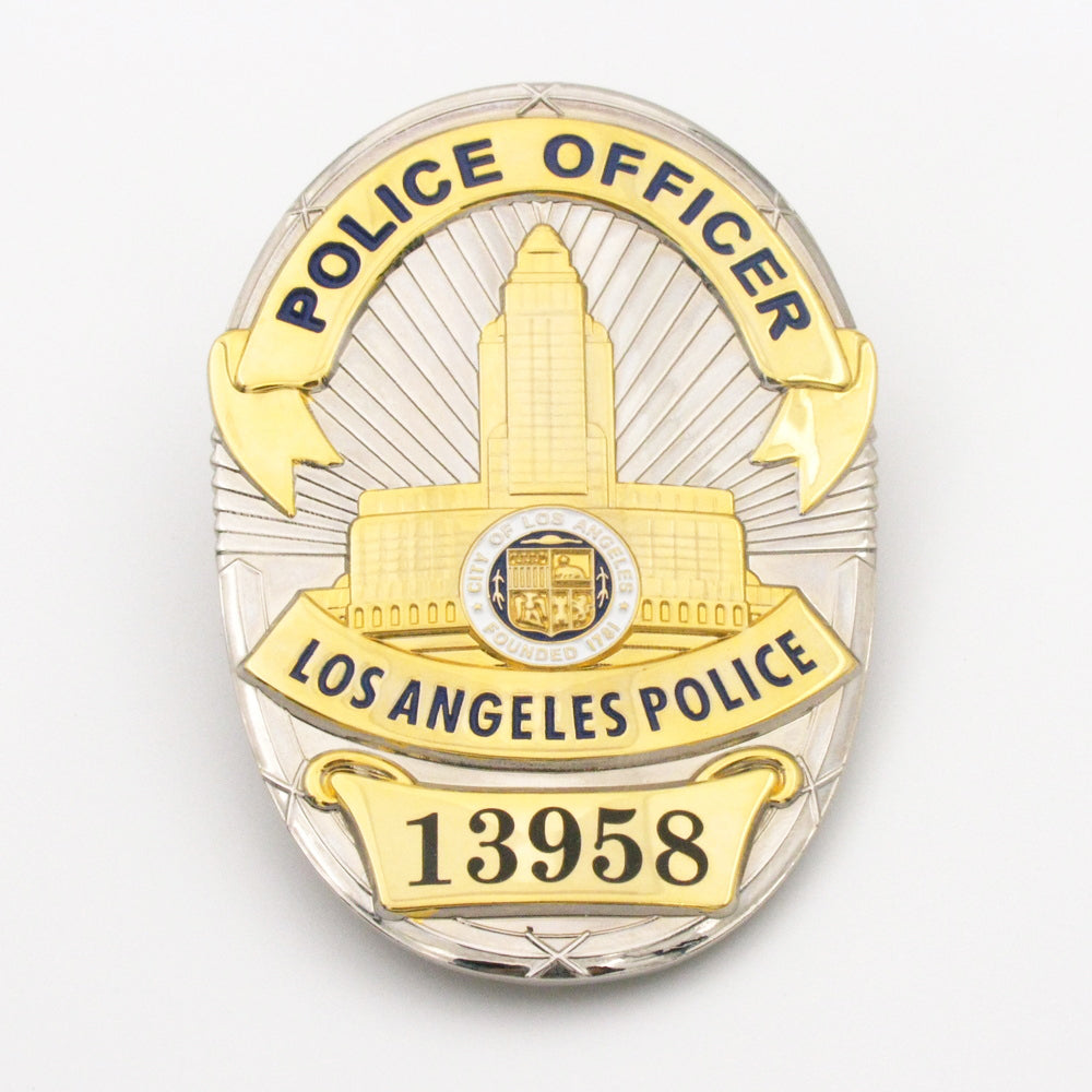 LAPD Police Officer #13958 Los Angeles Police Badge