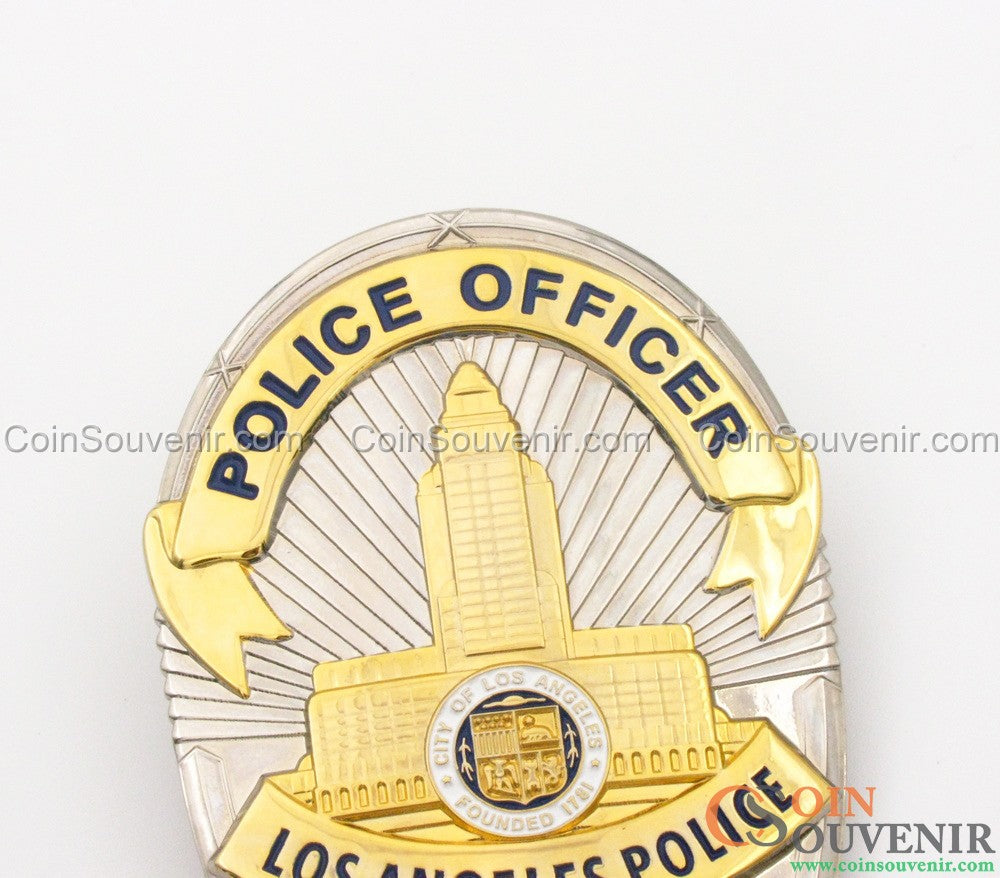 LAPD Police Officer #13958 Los Angeles Police Badge – Coin Souvenir