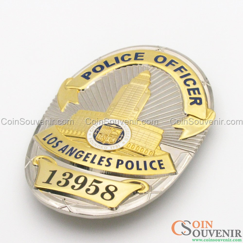 LAPD-Polizist #13958, Polizeiabzeichen von Los Angeles