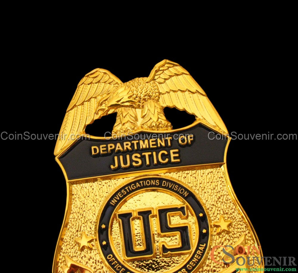 US DOJ OIG Investigations Division Special Agent Badge