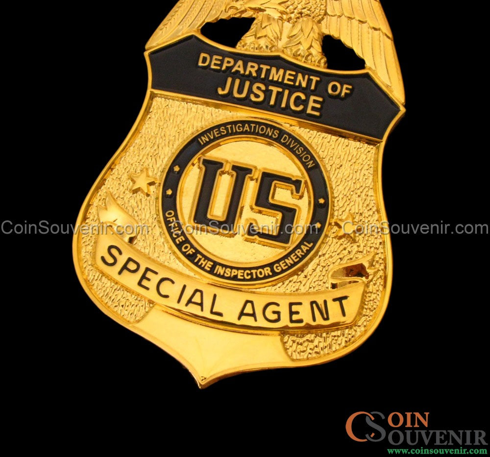 US DOJ OIG Investigations Division Special Agent Badge