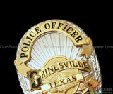 US Gainesville Texas Police Officer Badge