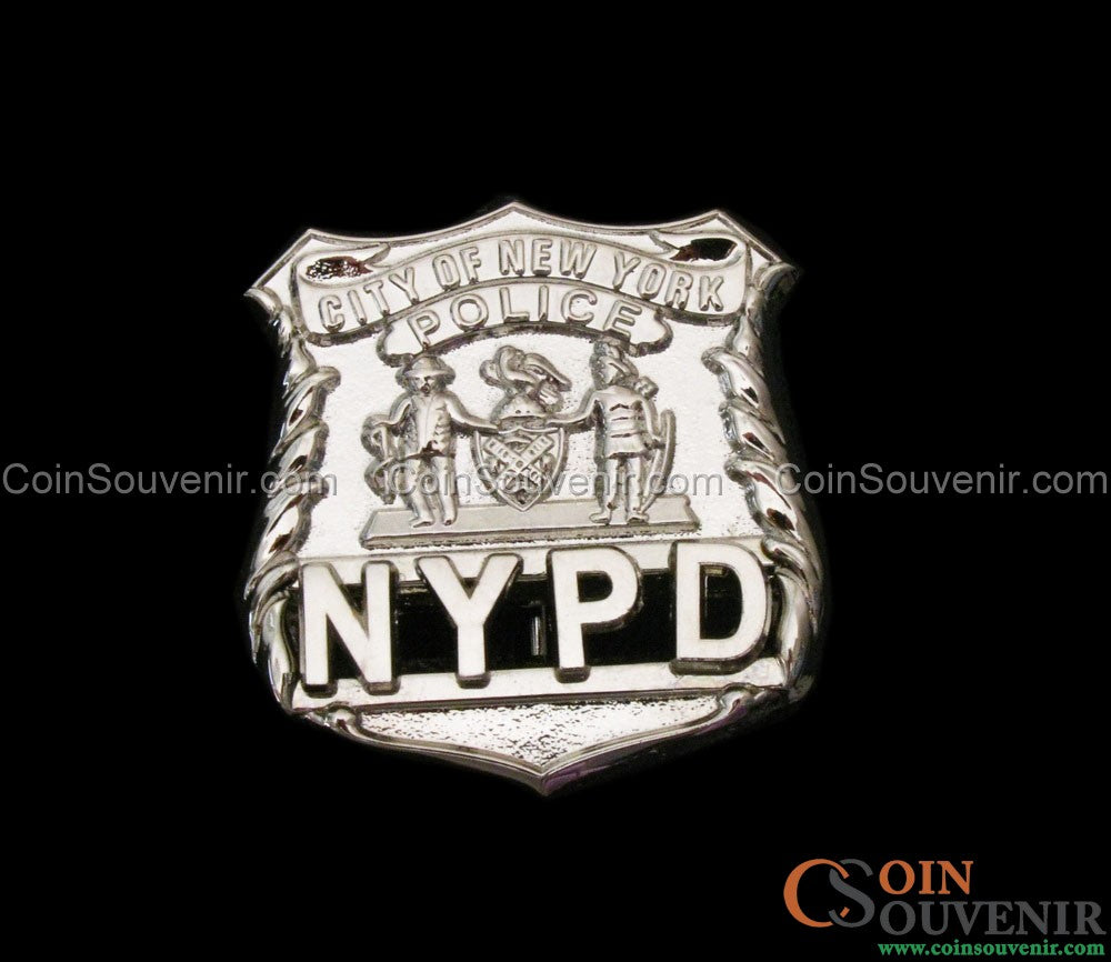 NYPD Mini Courtesy Badge New York Police Officer Family Member Shield 1.25"