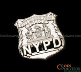 NYPD Mini Courtesy Badge New York Police Officer Family Member Shield 1.25"