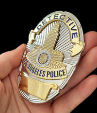 LAPD Detective Los Angeles Police Badge Customizable Number