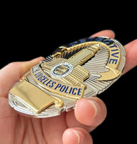 LAPD Detective Los Angeles Police Badge Customizable Number