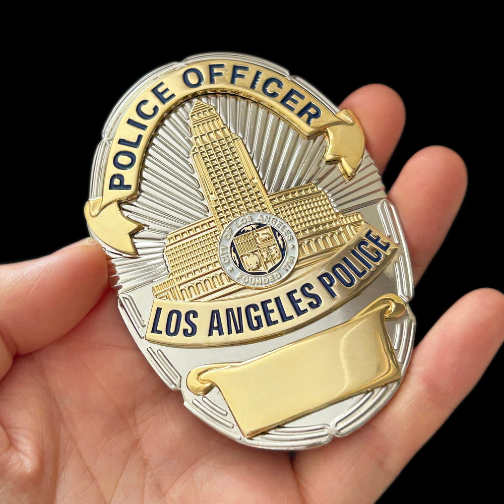 LAPD Police Officer Los Angeles Police Badge Customizable Number