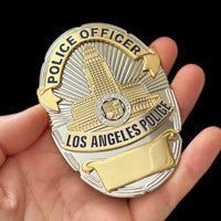 LAPD Police Officer Los Angeles Police Badge Customizable Number