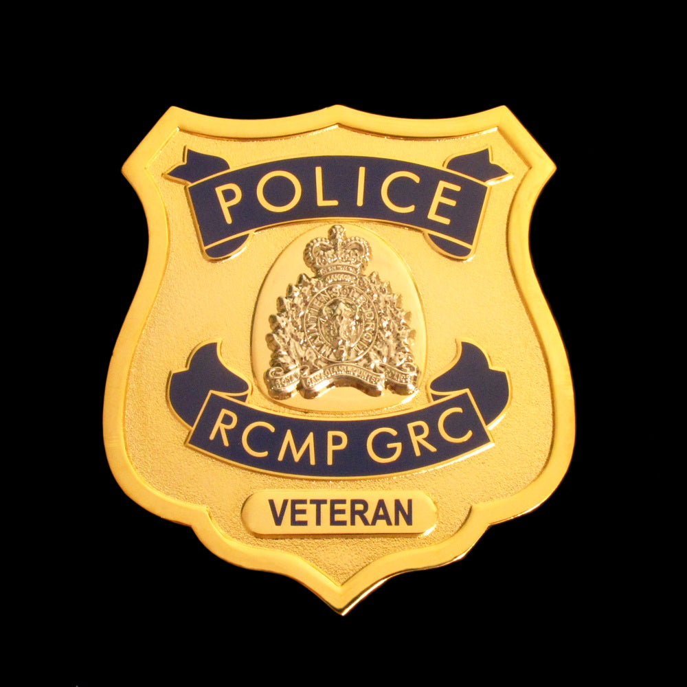 RCMP GRC VETERAN Royal Canadian Mounted Police Badge