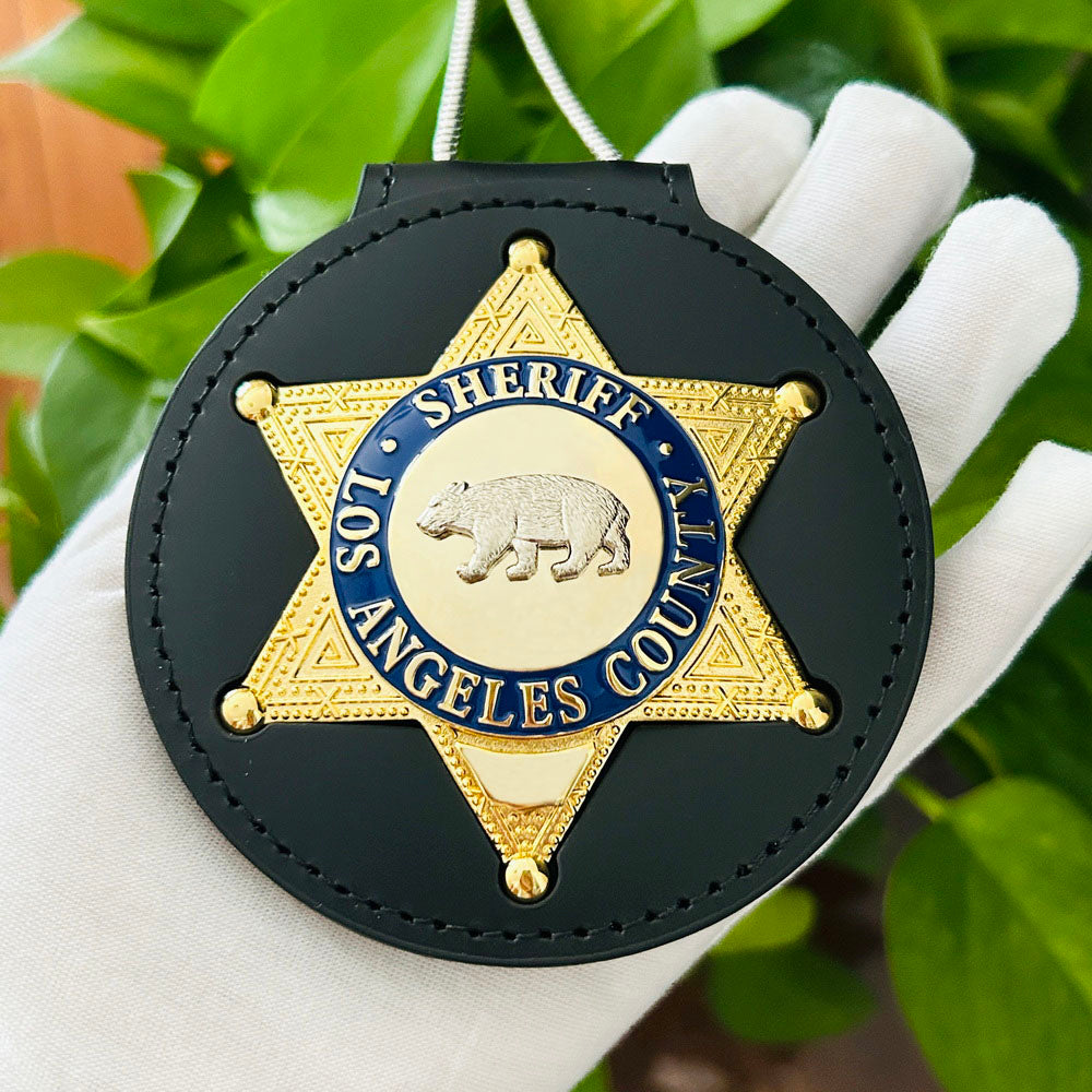 LASD Los Angeles County Sheriff Star Badge Customizable Solid