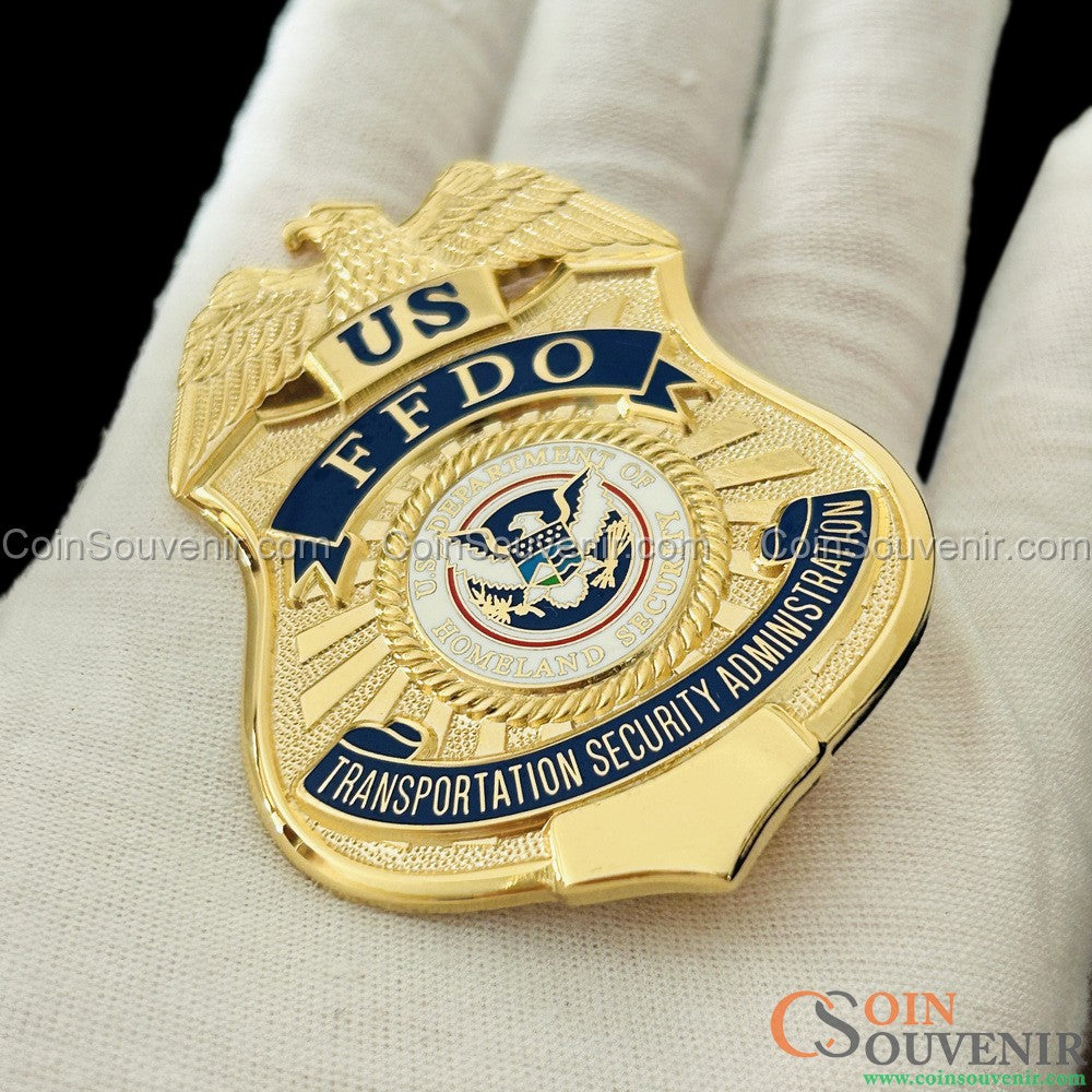 US TSA FFDO Federal Flight Deck Officer Badge Museum Quality