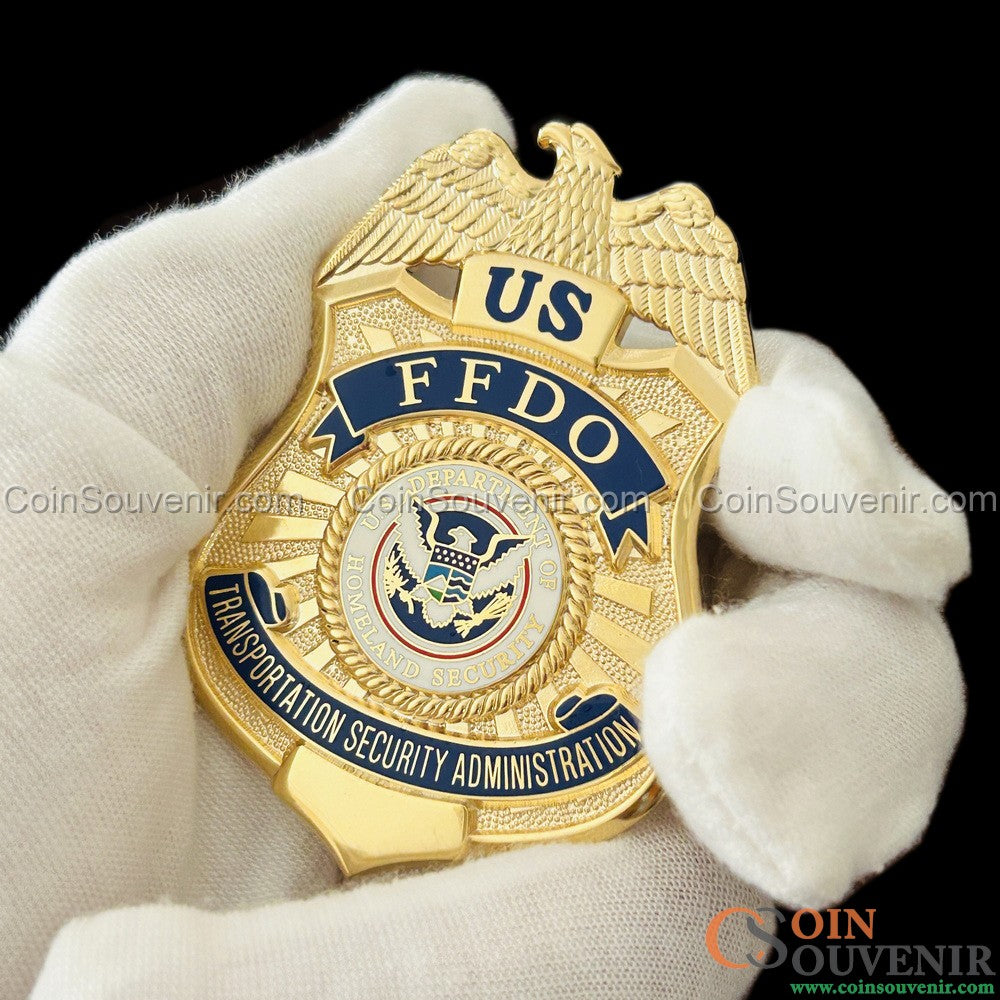 US TSA FFDO Federal Flight Deck Officer Badge Museum Quality