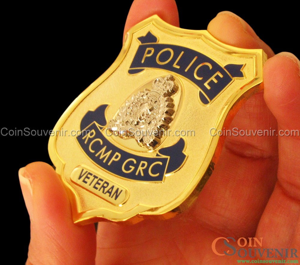 RCMP GRC VETERAN Royal Canadian Mounted Police Badge