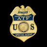 ATF Special Agent Retired Badge Premium Enamel Museum Quality