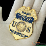 ATF Special Agent Retired Badge Premium Enamel Museum Quality