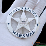 Justified Raylan Givens U.S. Marshal Flat Badge TV Show Prop Replica