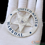 Justified Raylan Givens U.S. Marshal Flat Badge TV Show Prop Replica