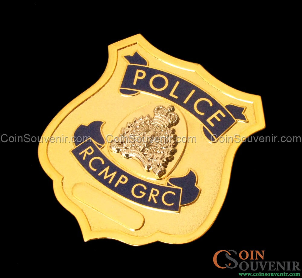 RCMP GRC Royal Canadian Mounted Police Badge Customizable Number