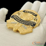 USCIS Citizenship and Immigration Services Officer Wallet Badge Museum Quality