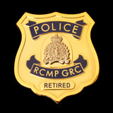 RCMP GRC RETIRED Royal Canadian Mounted Police Badge