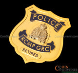 RCMP GRC RETIRED Royal Canadian Mounted Police Badge