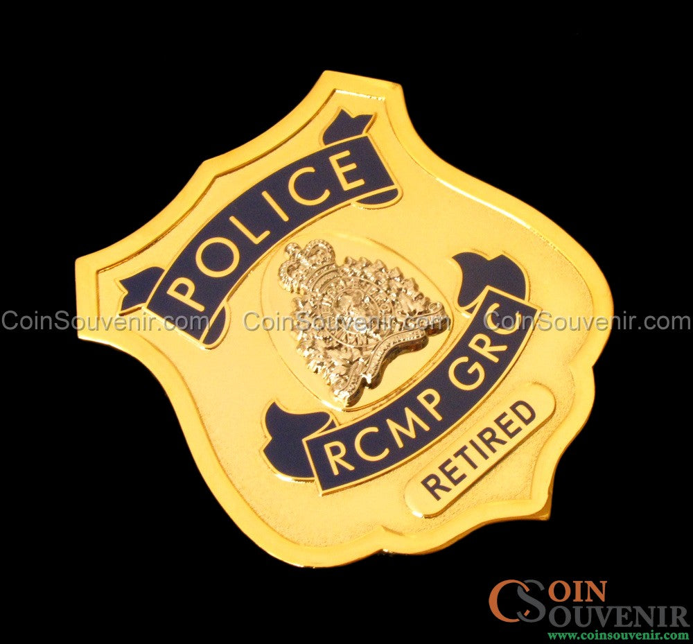 RCMP GRC RETIRED Royal Canadian Mounted Police Badge