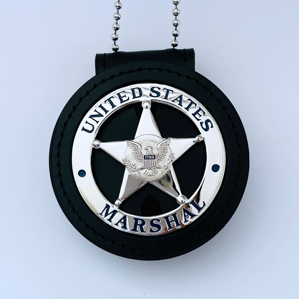 Justified Raylan Givens U.S. Marshal Flat Badge TV Show Prop Replica