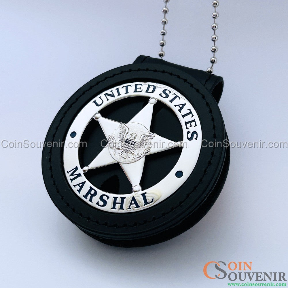 Justified Raylan Givens U.S. Marshal Flat Badge TV Show Prop Replica